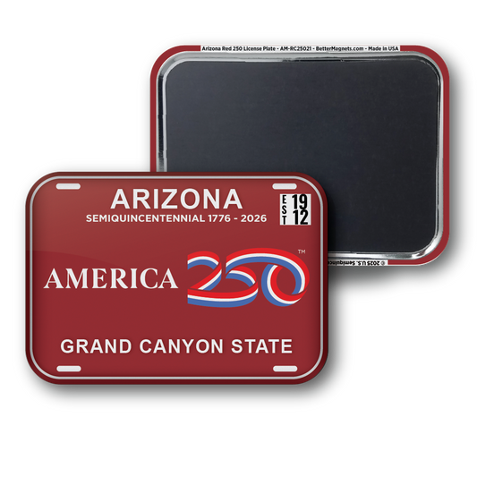 Arizona Red 250 License Plate | Officially Licensed America250™