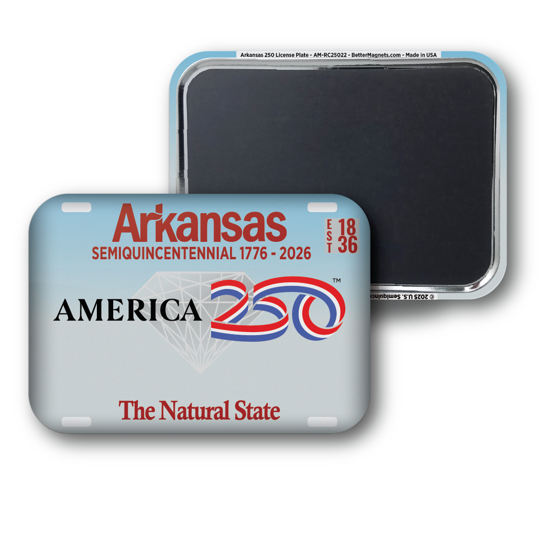 Arkansas 250 License Plate | Officially Licensed America250™