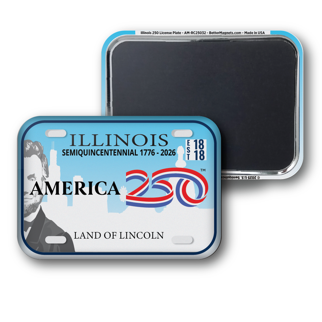 Illinois 250 License Plate | Officially Licensed America250™