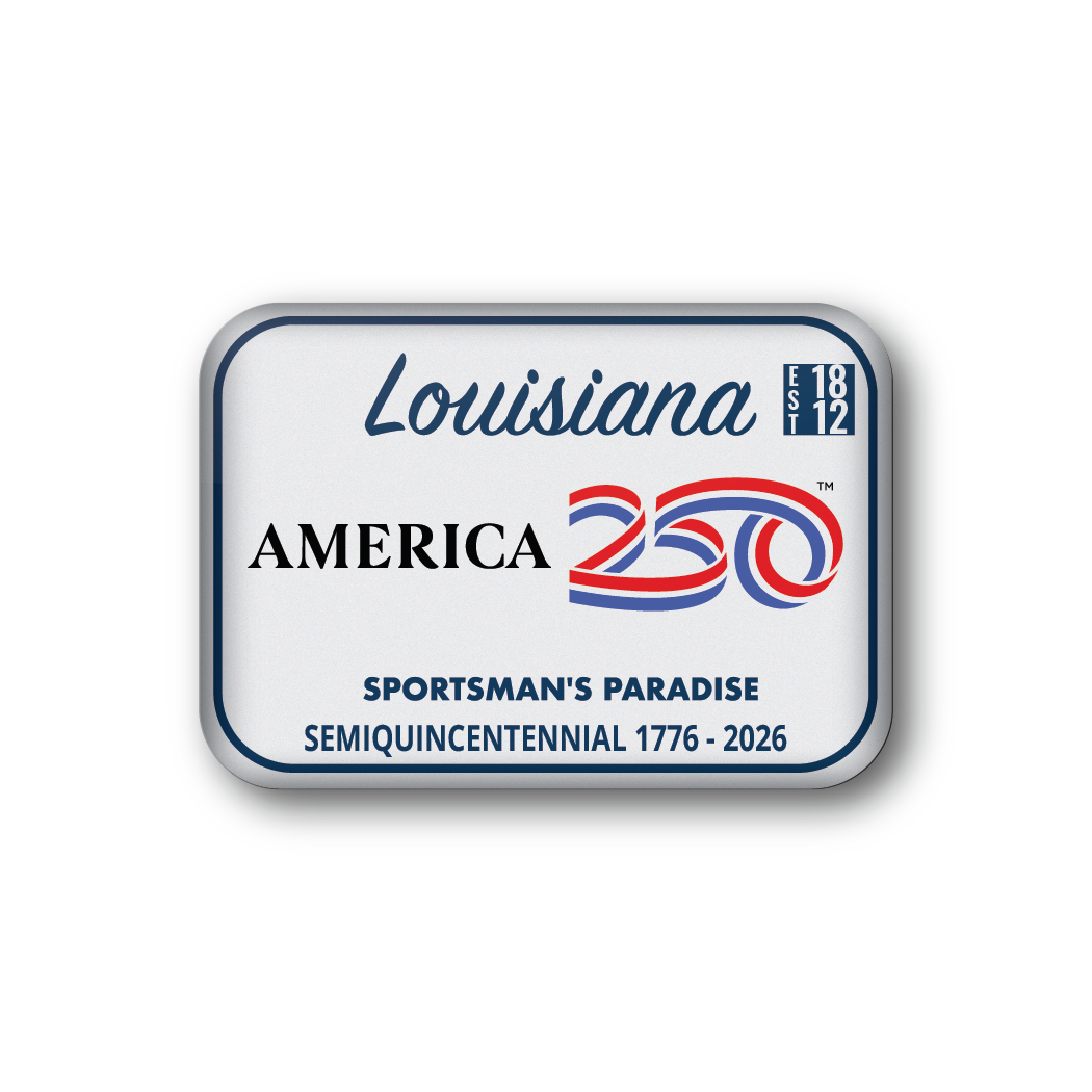 Louisiana 250 License Plate | Officially Licensed America250™