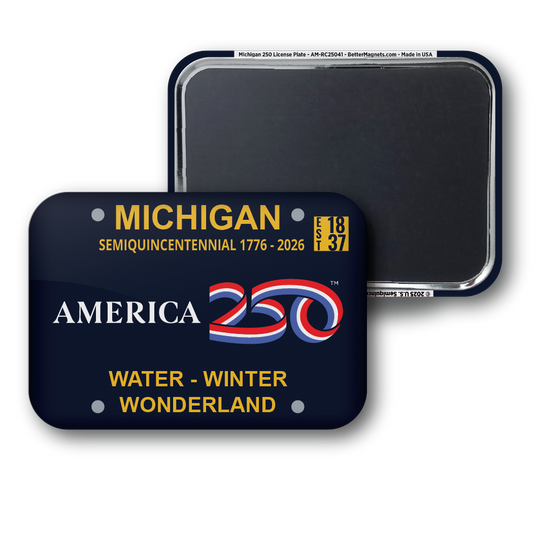 Michigan 250 License Plate | Officially Licensed America250™