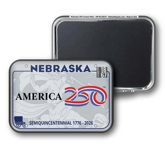 Nebraska 250 License Plate | Officially Licensed America250™