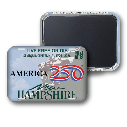 New Hampshire 250 License Plate | Officially Licensed America250™