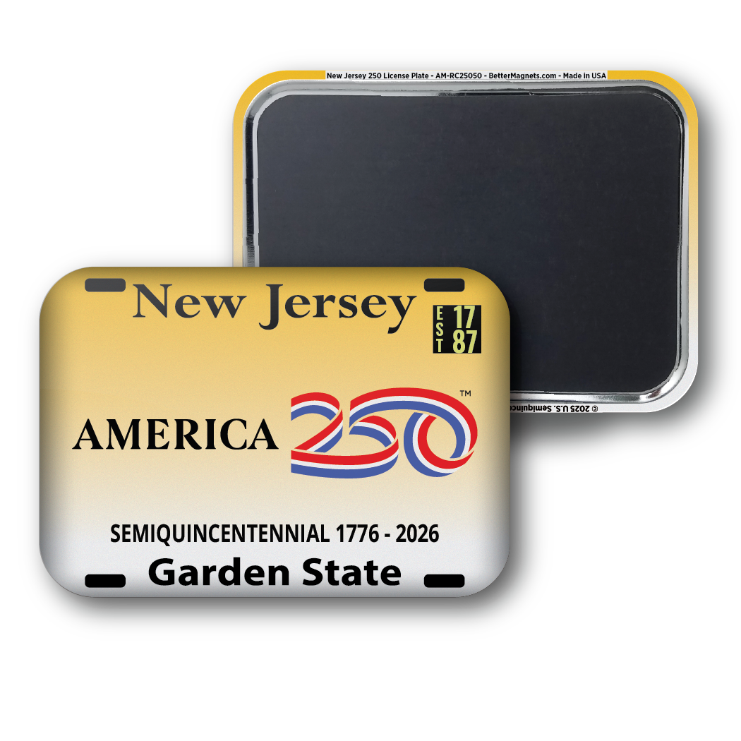 New Jersey 250 License Plate | Officially Licensed America250™
