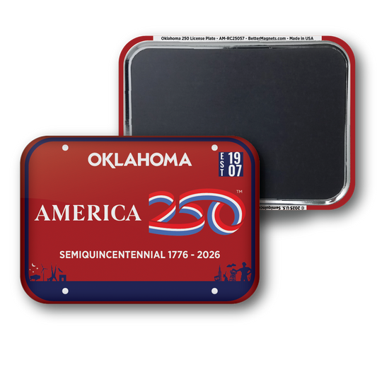 Oklahoma 250 License Plate | Officially Licensed America250™