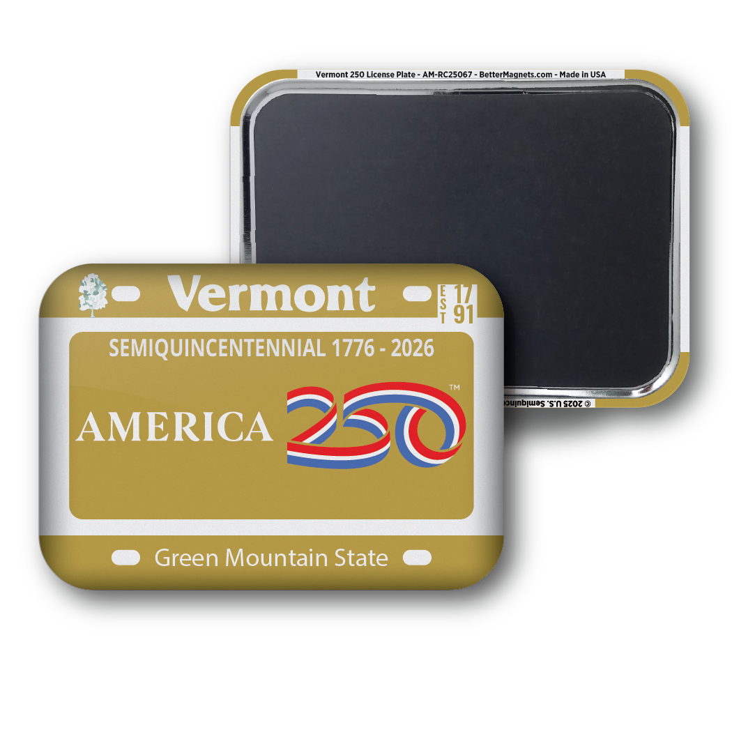 Vermont 250 License Plate | Officially Licensed America250™