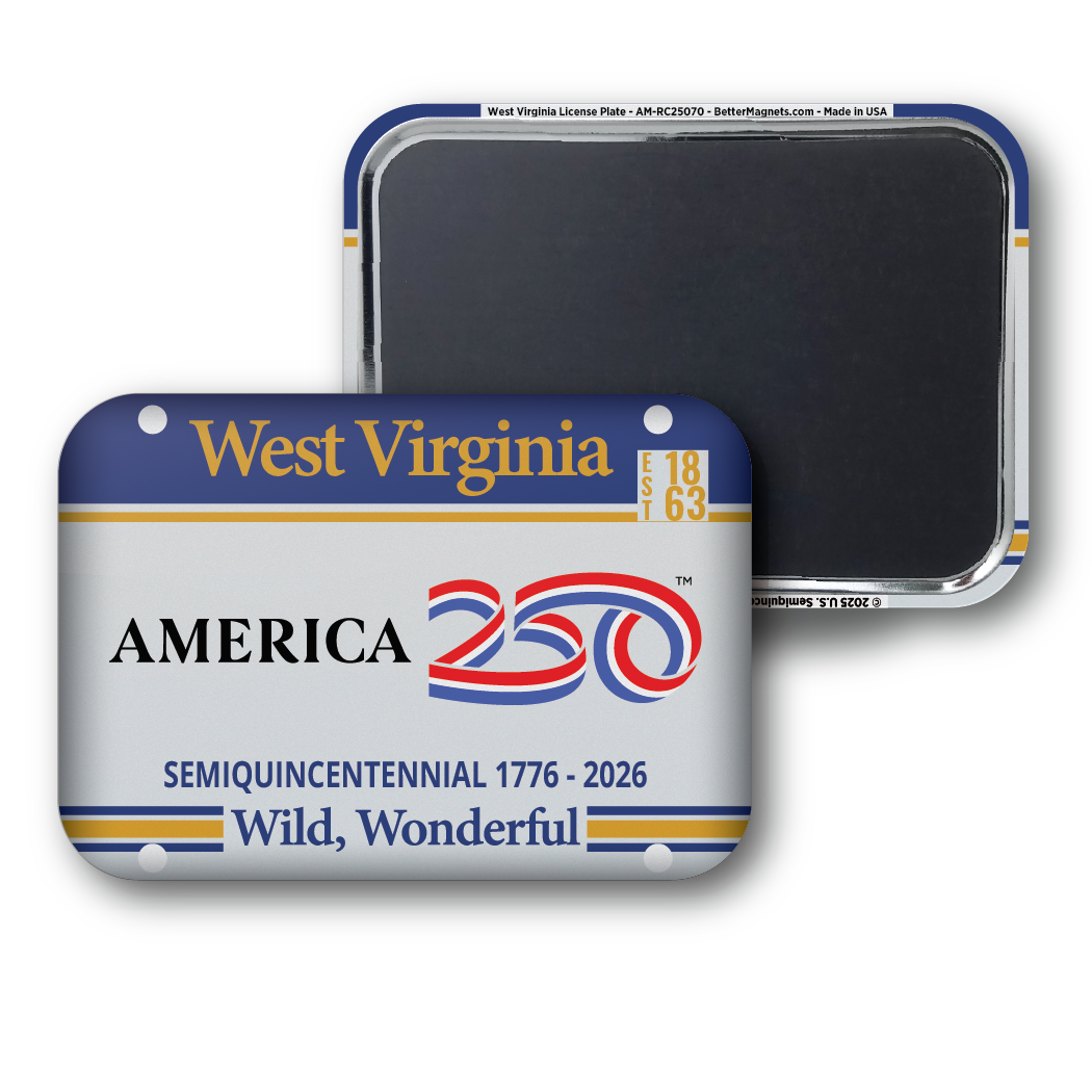 West Virginia 250 License Plate | Officially Licensed America250™