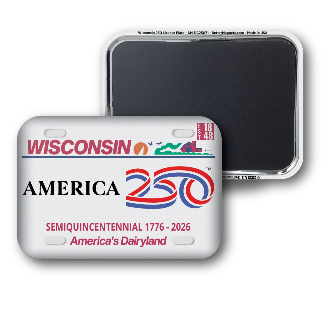 Wisconsin 250 License Plate | Officially Licensed America250™