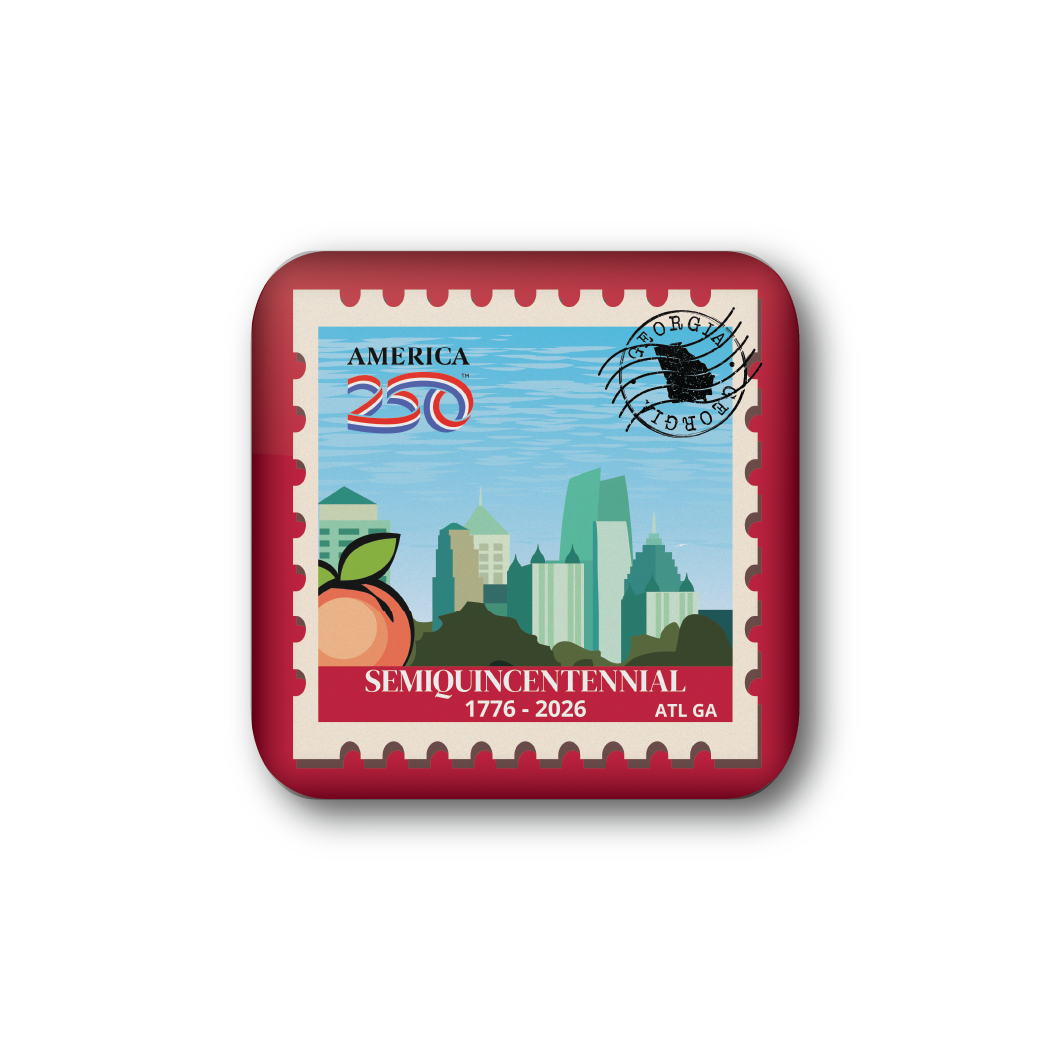 America250™ Georgia Atl Stamp | Officially Licensed America250™