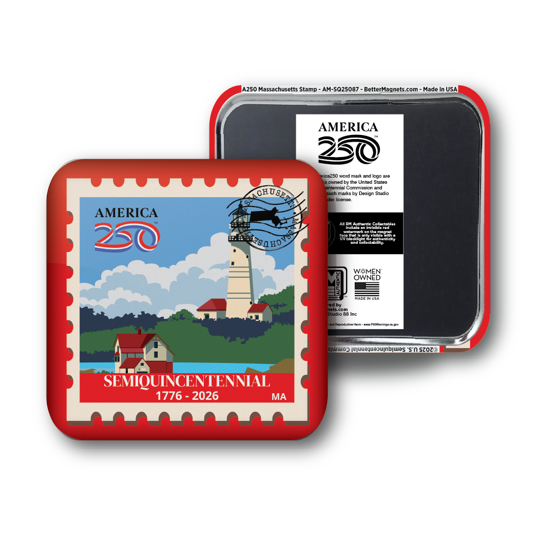 America250™ Massachusetts Stamp | Officially Licensed America250™