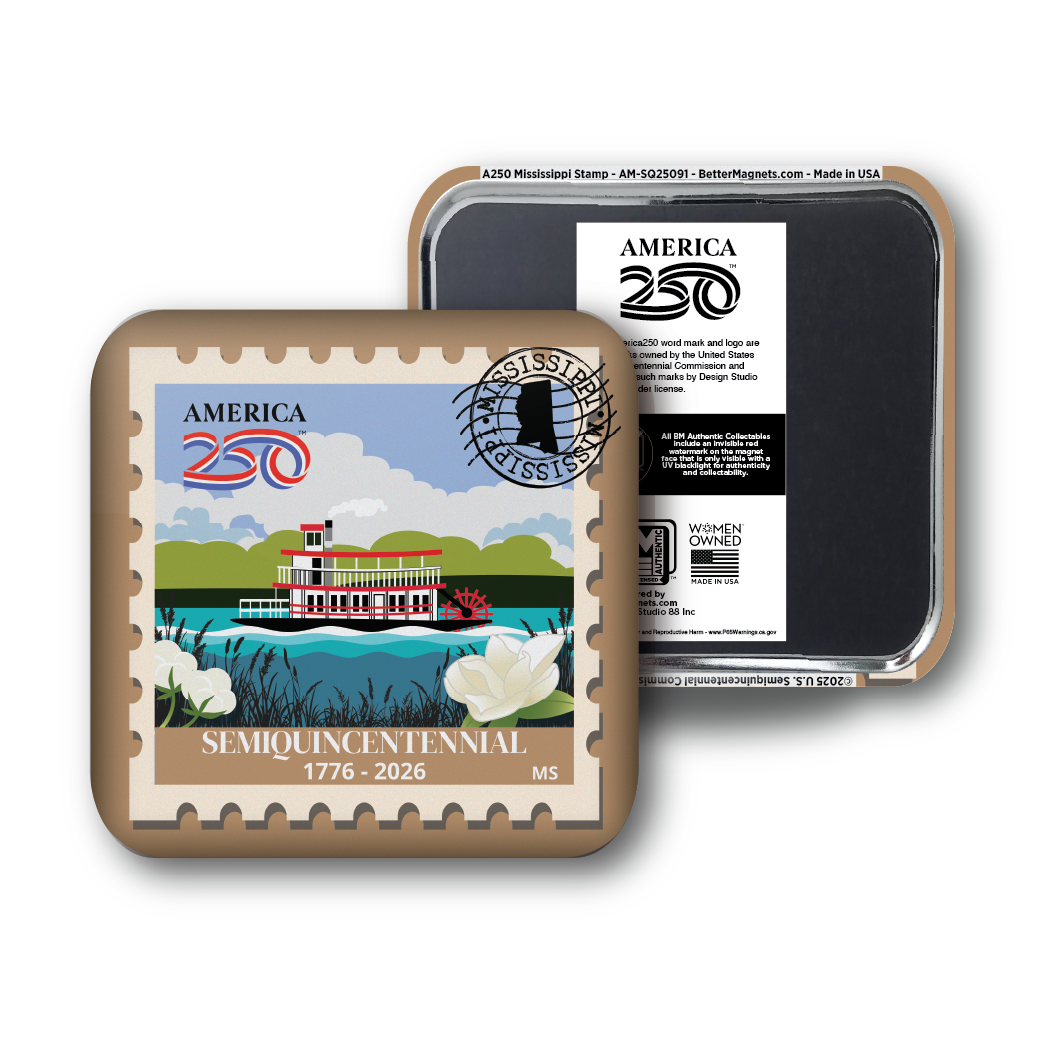America250™ Mississippi Stamp | Officially Licensed America250™