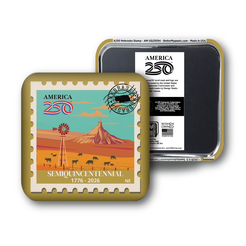 America250™ Nebraska Stamp | Officially Licensed America250™