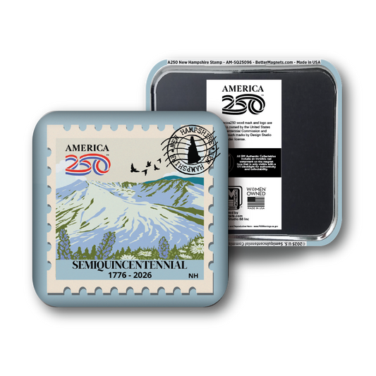 America250™ New Hampshire Stamp | Officially Licensed America250™