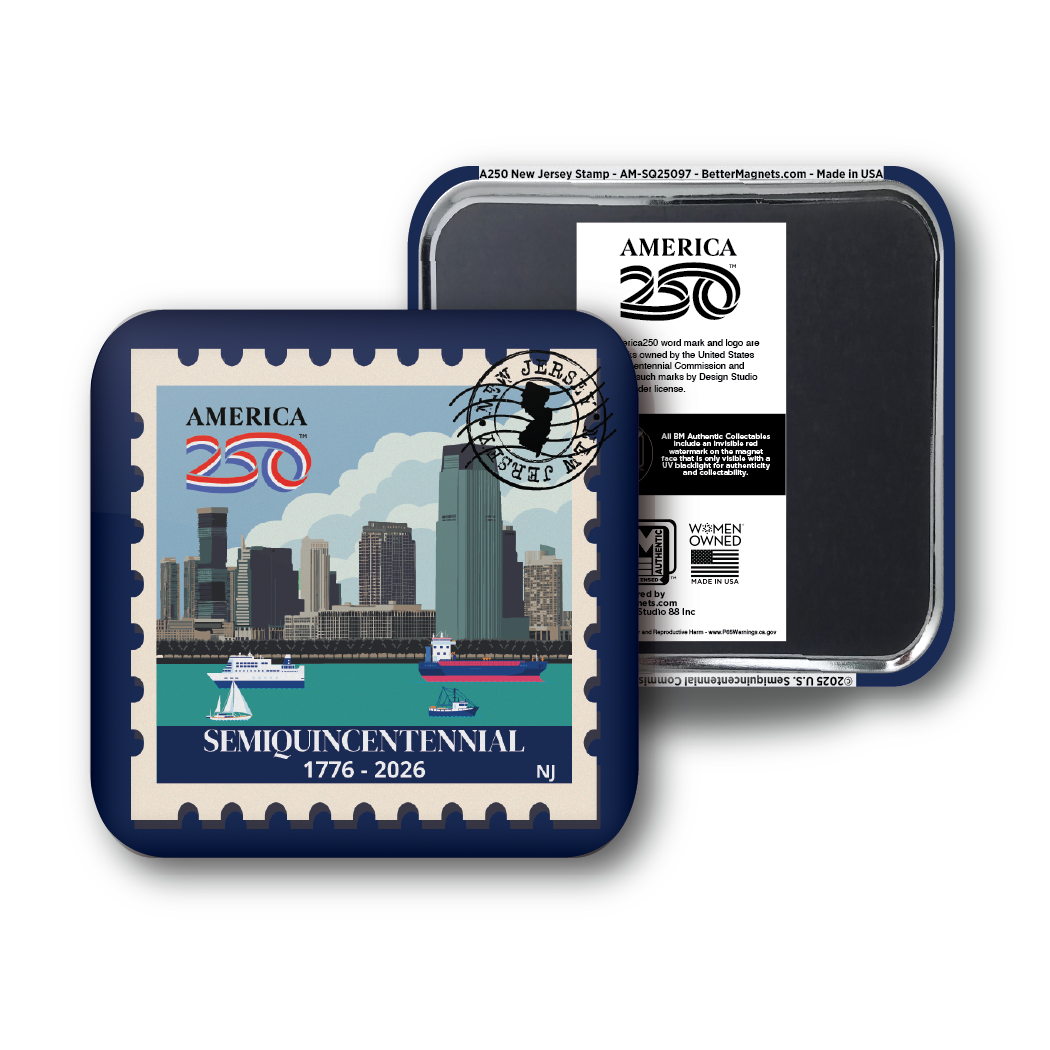 America250™ New Jersey Stamp | Officially Licensed America250™