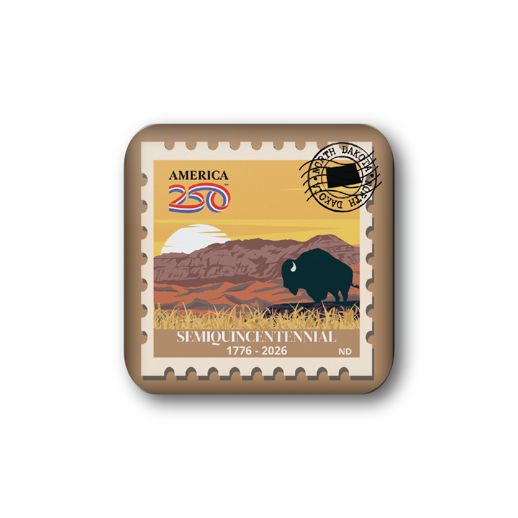 America250™ North Dakota Stamp | Officially Licensed America250™