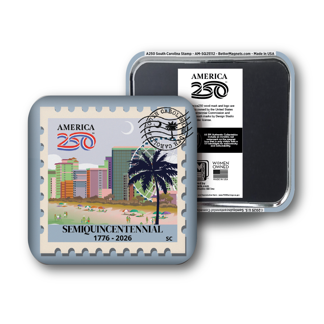 America250™ South Carolina Stamp | Officially Licensed America250™