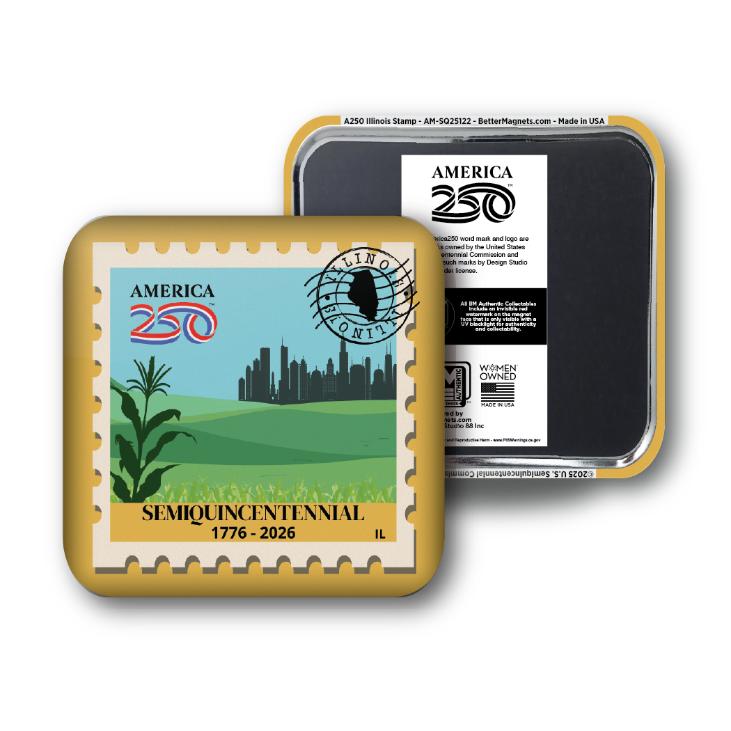 America250™ Illinois Stamp | Officially Licensed America250™