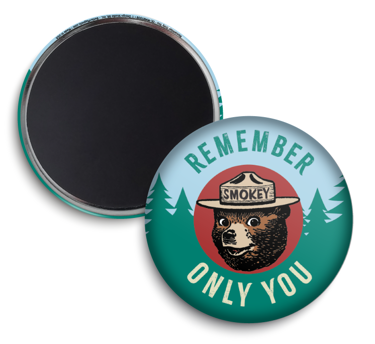 Smokey Bear 1.75-in Round Better Minis 4-Pack | Series 1 | Officially Licensed Smokey Bear