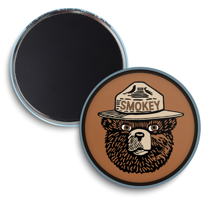 Smokey Bear 1.75-in Round Better Minis 4-Pack | Series 3 | Officially Licensed Smokey Bear