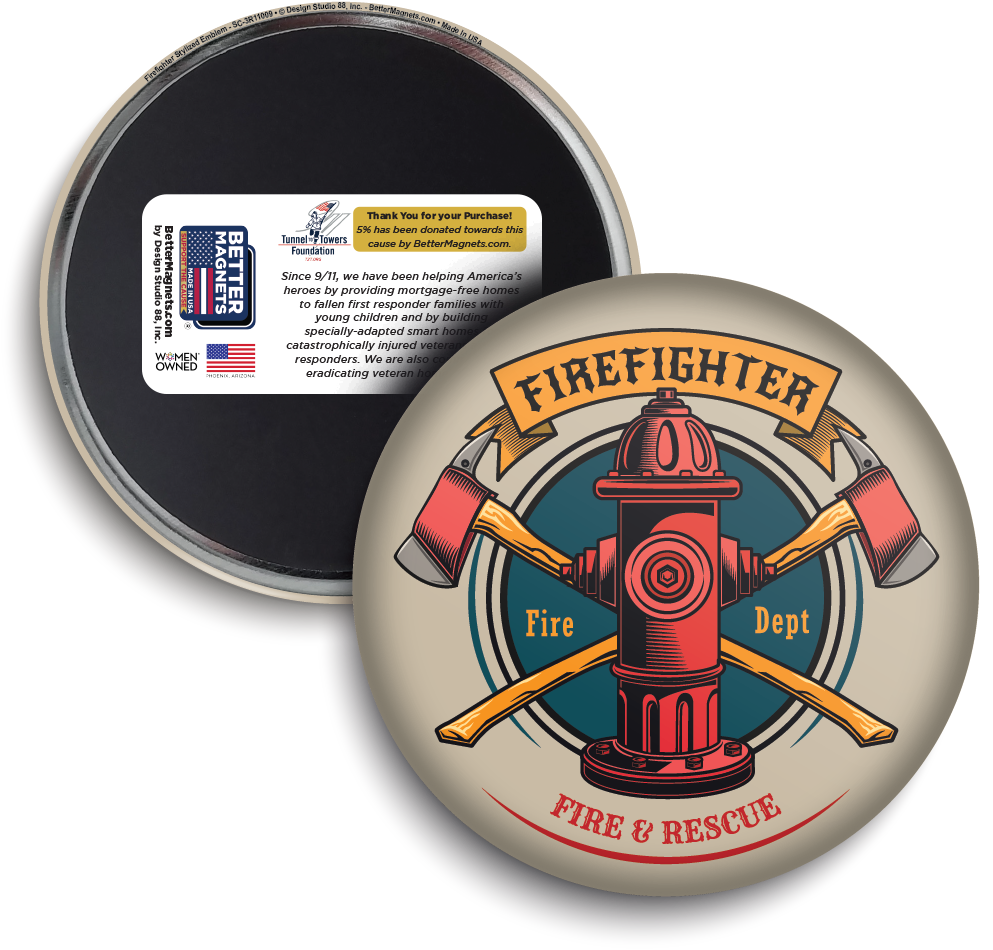 Firefighter Stylized Emblem