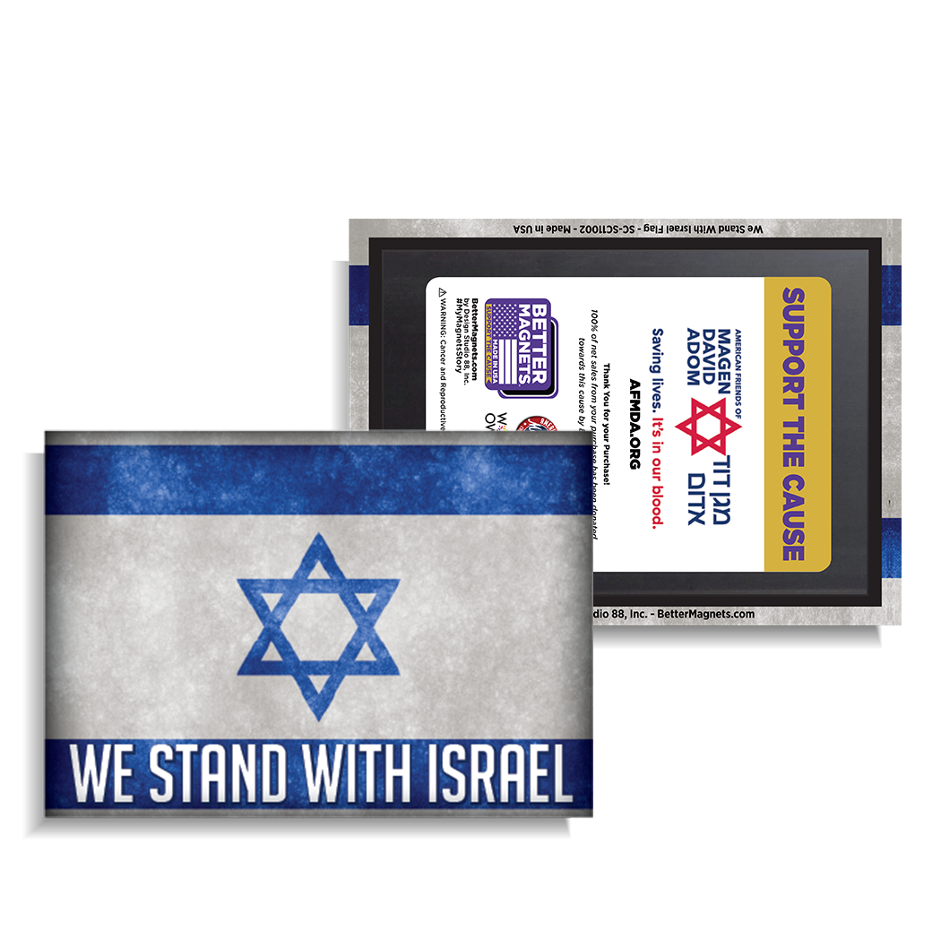 We Stand With Israel Flag