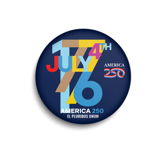 July 4Th 1776 Badge | Officially Licensed America250™
