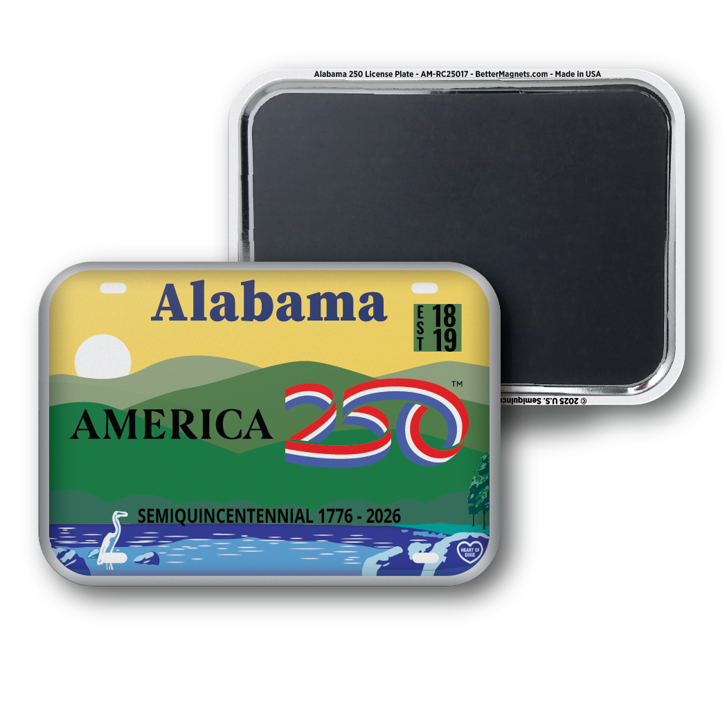 Alabama 250 License Plate | Officially Licensed America250™