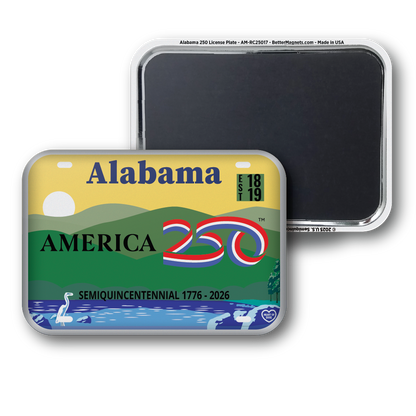 Alabama 250 License Plate | Officially Licensed America250™