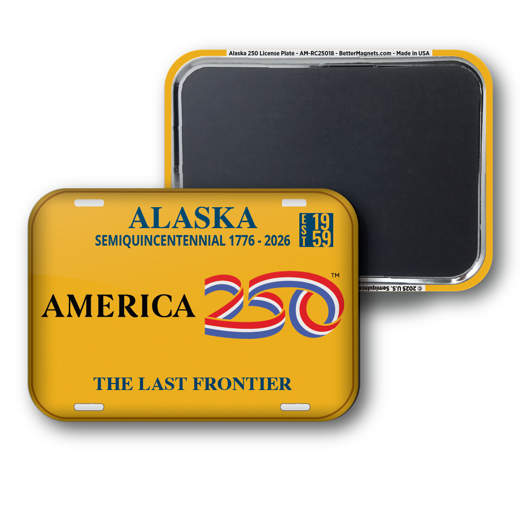 Alaska 250 License Plate | Officially Licensed America250™