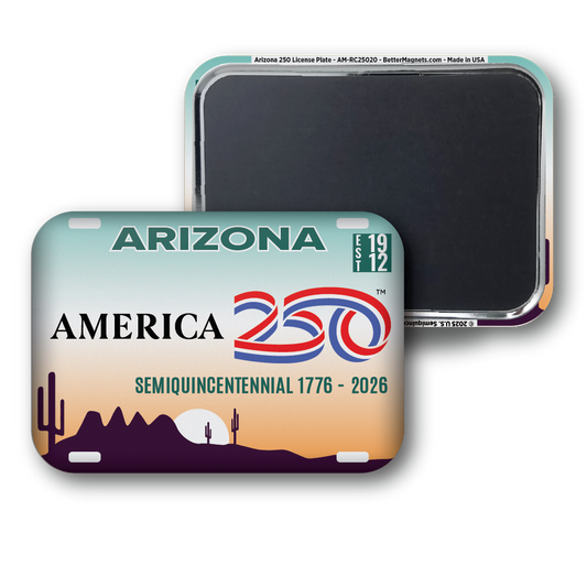 Arizona 250 License Plate | Officially Licensed America250™