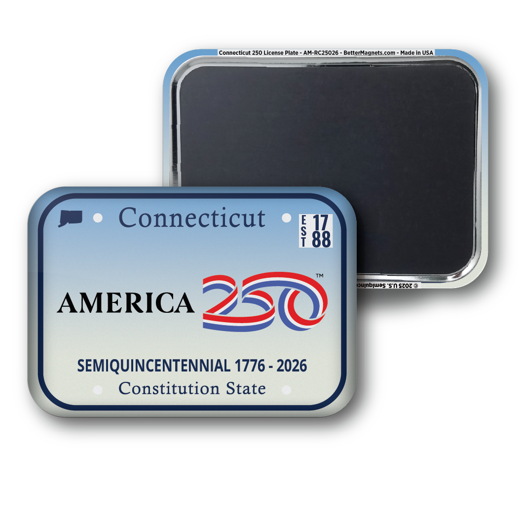 Connecticut 250 License Plate | Officially Licensed America250™