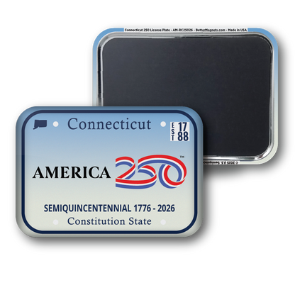 Connecticut 250 License Plate | Officially Licensed America250™