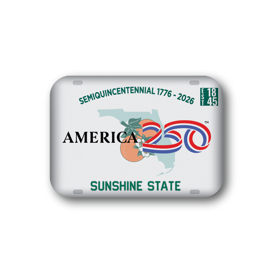 Florida 250 License Plate | Officially Licensed America250™