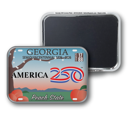Georgia 250 License Plate | Officially Licensed America250™