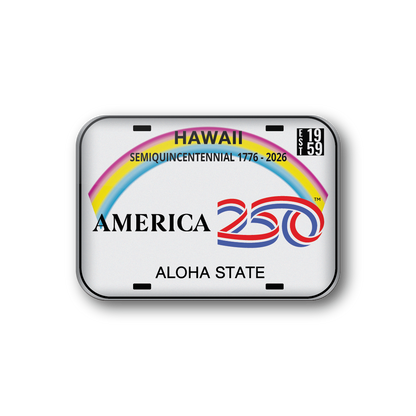Hawaii 250 License Plate | Officially Licensed America250™
