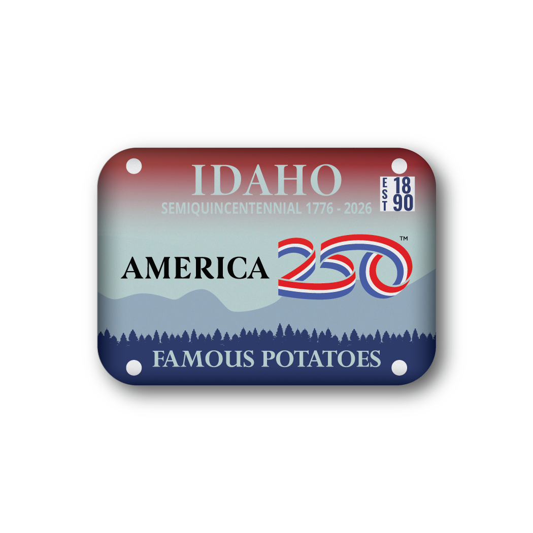 Idaho 250 License Plate | Officially Licensed America250™