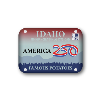 Idaho 250 License Plate | Officially Licensed America250™