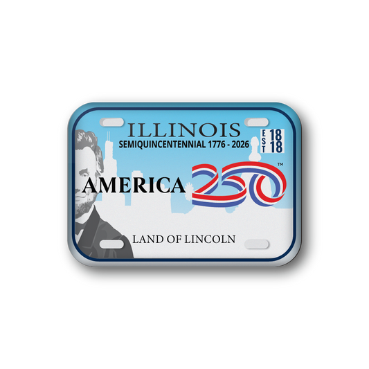 Illinois 250 License Plate | Officially Licensed America250™