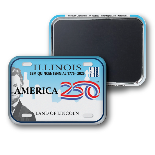 Illinois 250 License Plate | Officially Licensed America250™