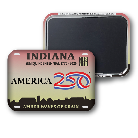 Indiana 250 License Plate | Officially Licensed America250™