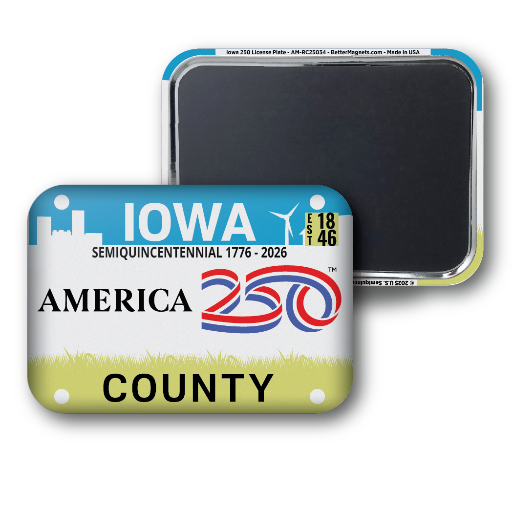 Iowa 250 License Plate | Officially Licensed America250™