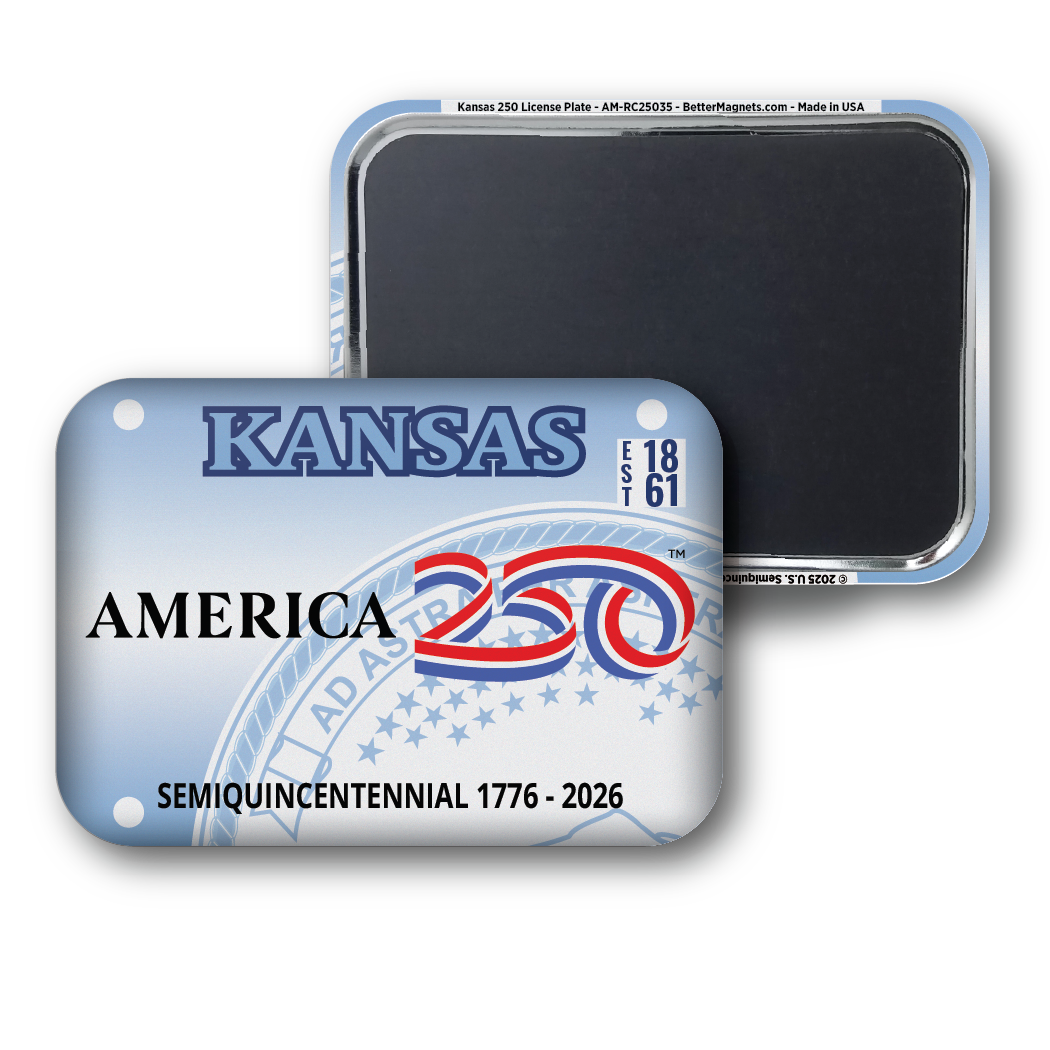 Kansas 250 License Plate | Officially Licensed America250™