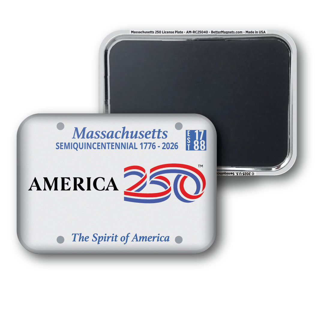 Massachusetts 250 License Plate | Officially Licensed America250™