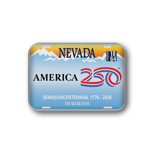 Nevada 250 License Plate | Officially Licensed America250™