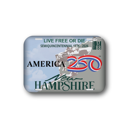 New Hampshire 250 License Plate | Officially Licensed America250™