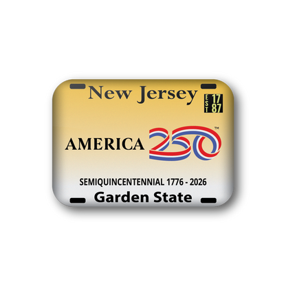 New Jersey 250 License Plate | Officially Licensed America250™