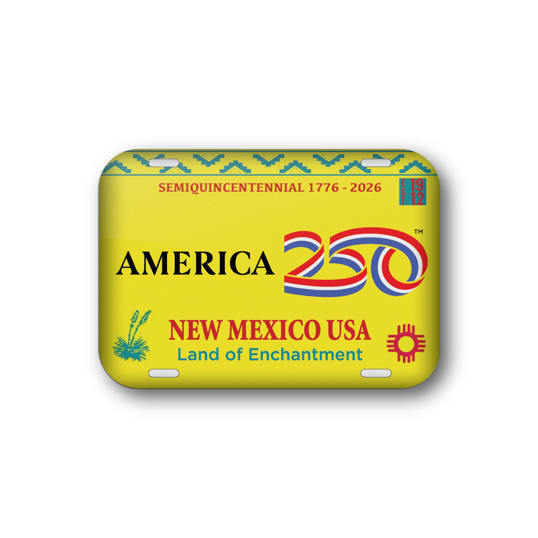 New Mexico 250 License Plate | Officially Licensed America250™