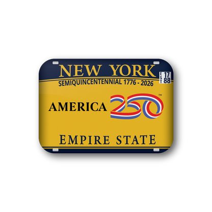 New York 250 License Plate | Officially Licensed America250™