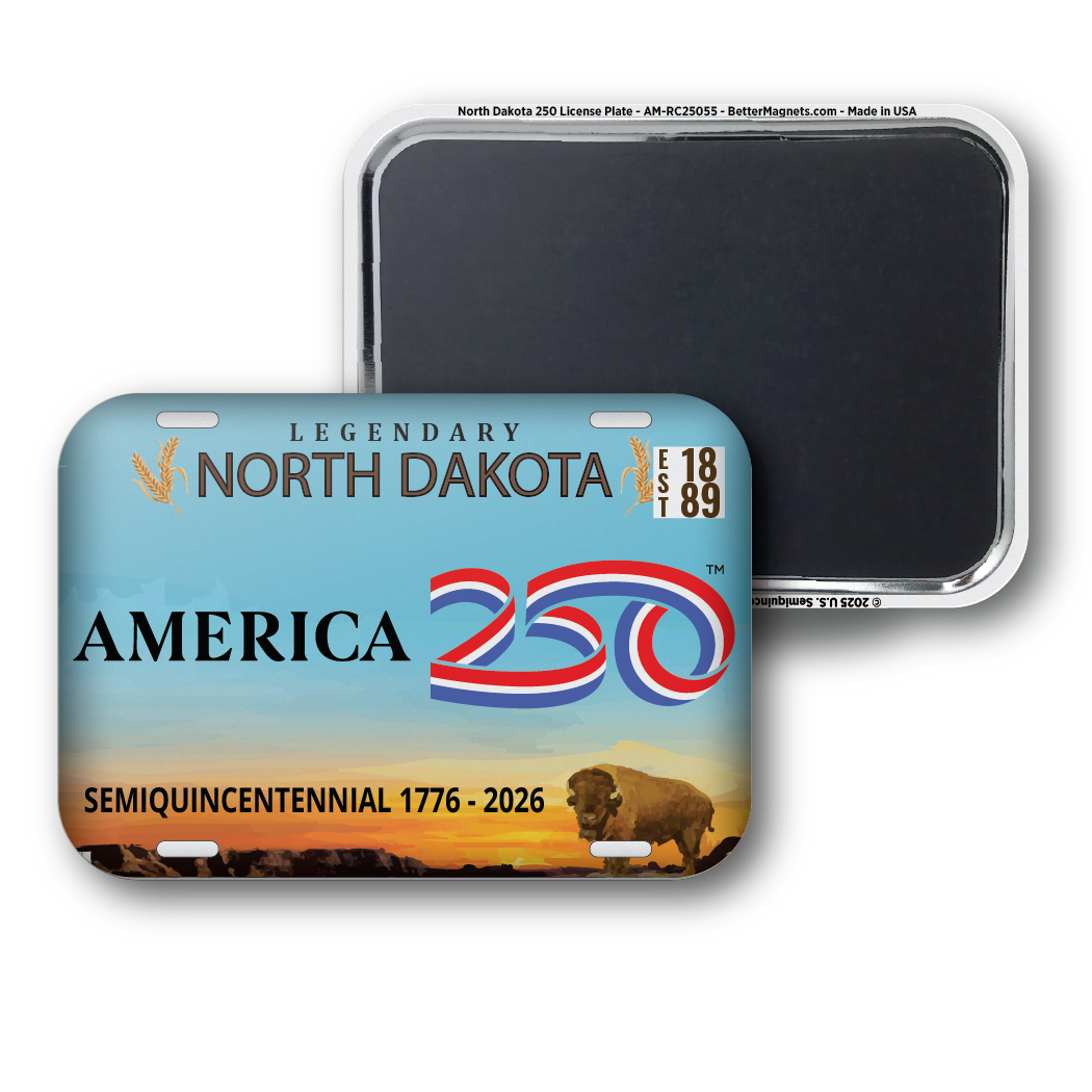 North Dakota 250 License Plate | Officially Licensed America250™