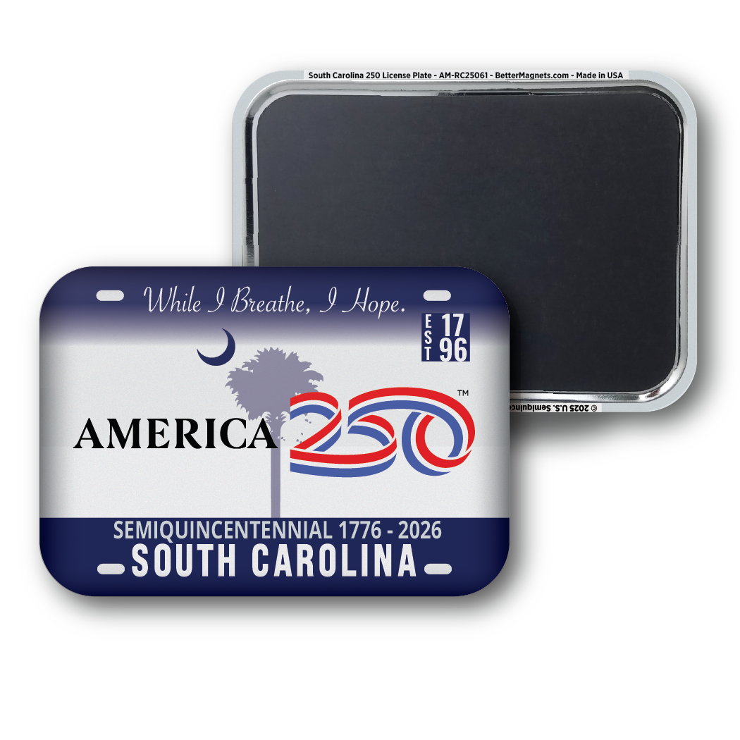 South Carolina 250 License Plate | Officially Licensed America250™
